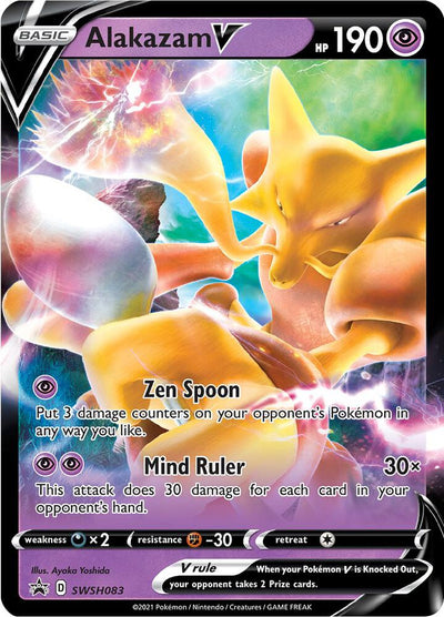 Alakazam V - SWSH083 - SWSH: Sword & Shield Promo Cards