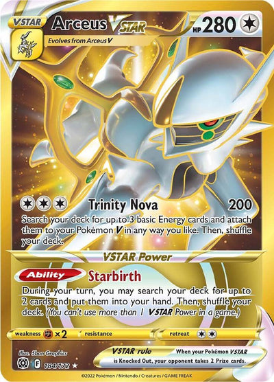 Arceus VSTAR 184/172 - Brilliant Stars