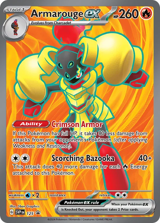 Armarouge ex SVP125 - Scarlet & Violet Promo Pokémon kaart kopen - Elite TCG Shop