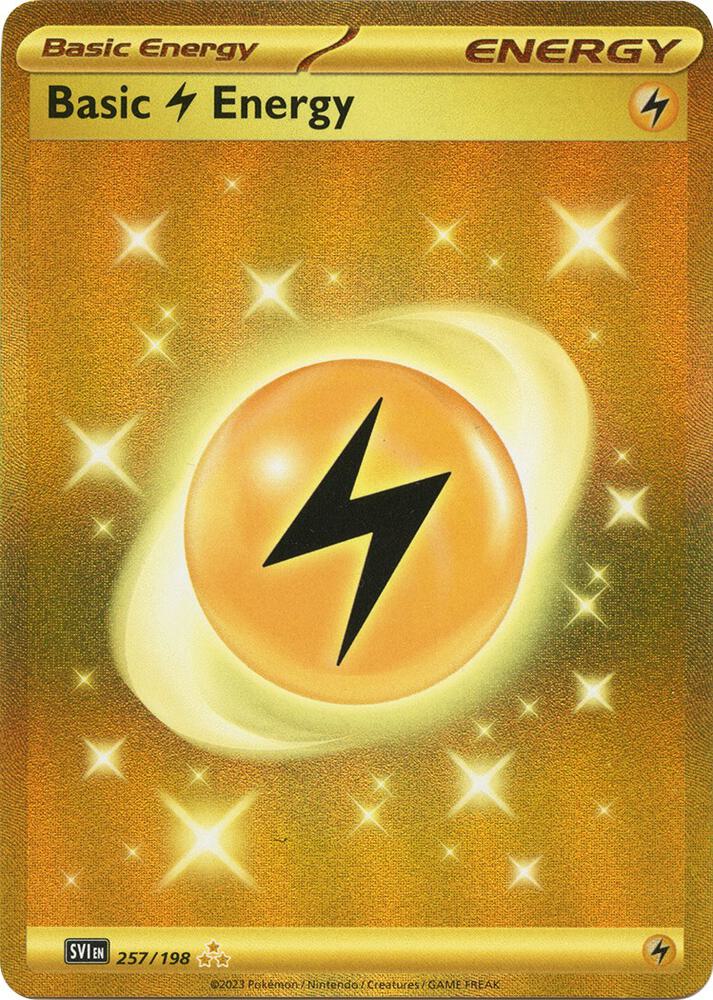 Basic Lightning Energy 257/198 - Scarlet & Violet Base Set Pokémon kaart kopen - Elite TCG Shop