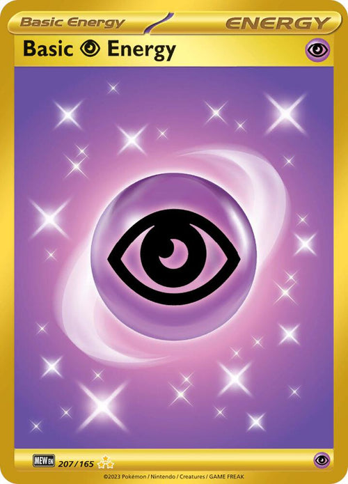 Basic Psychic Energy 207 - 151 Gold Card