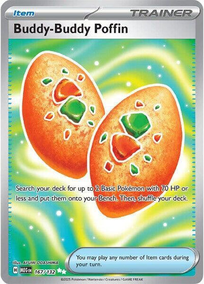 Buddy-Buddy Poffin 167/132 - Mega Evolution Base set