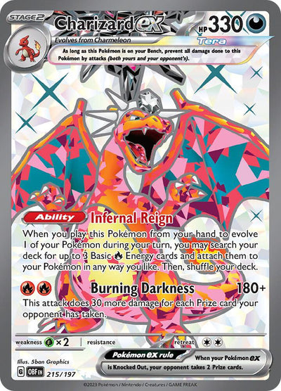 Charizard EX 215/197 - SV03 Obsidian Flames