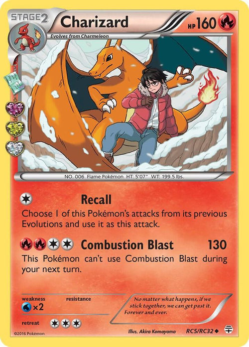 Charizard RC5 - Generations Holofoil