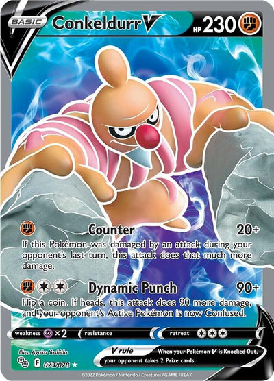 Conkeldurr V - 073/078 - Pokémon Go Full Art