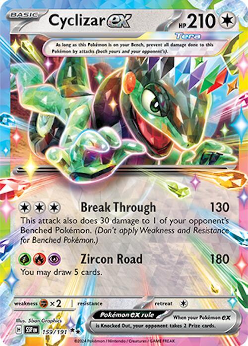 Cyclizar EX 159 - Surging Sparks Pokémon kaart kopen - Elite TCG Shop