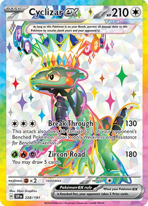 Cyclizar EX 228 - Surging Sparks Full Art Pokémon kaart kopen - Elite TCG Shop