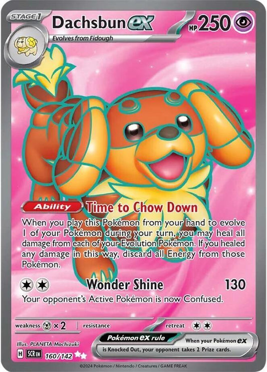 Dachsbun ex 160/142 - Stellar Crown Pokémon kaart kopen - Elite TCG Shop
