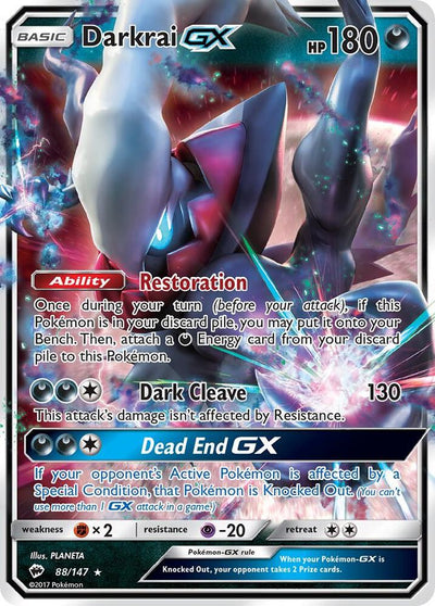 Darkrai GX 88 - SM - Burning Shadows