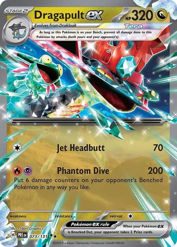 Dragapult ex 073/131 - Prismatic Evolutions Pokémon kaart kopen - Elite TCG Shop