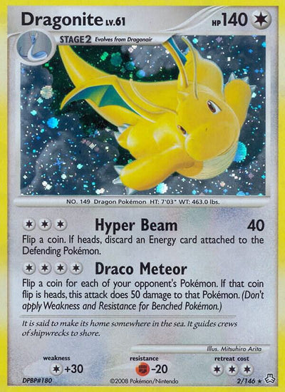 Dragonite 002 - Legends Awakened Holofoil