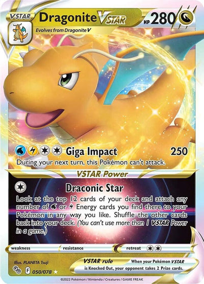 Dragonite VSTAR 050/078 - Pokemon Go