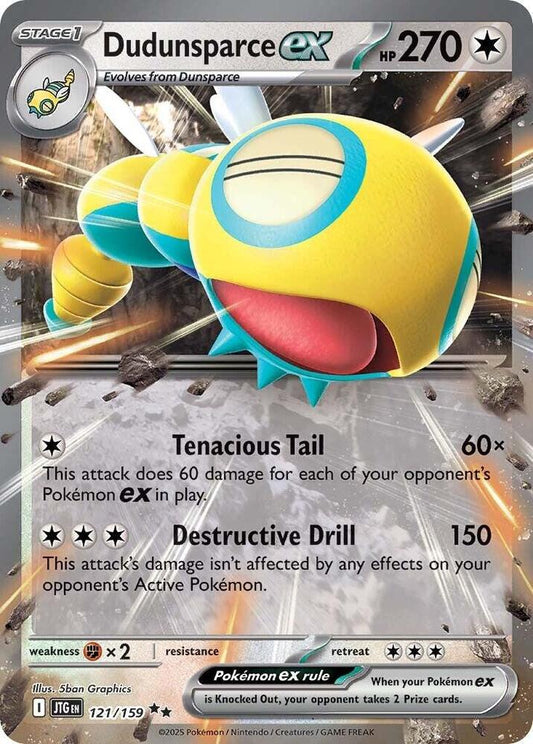 Dudunsparce ex 121/159 - Journey Together Pokémon kaart kopen - Elite TCG Shop