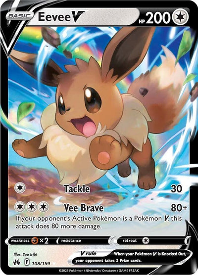 Eevee V 108/159 -  Crown Zenith