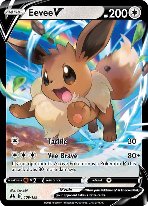 Eevee V 108/159 -  Crown Zenith
