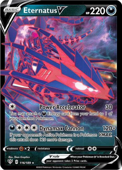 Eternatus V 116 - Darkness Ablaze Pokémon kaart kopen - Elite TCG Shop