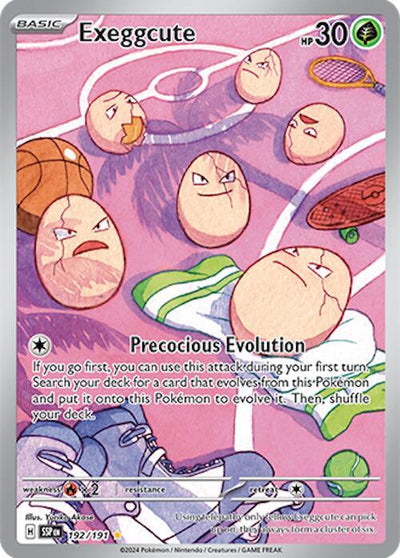 Exeggcute 192 - Surging Sparks Art Rare