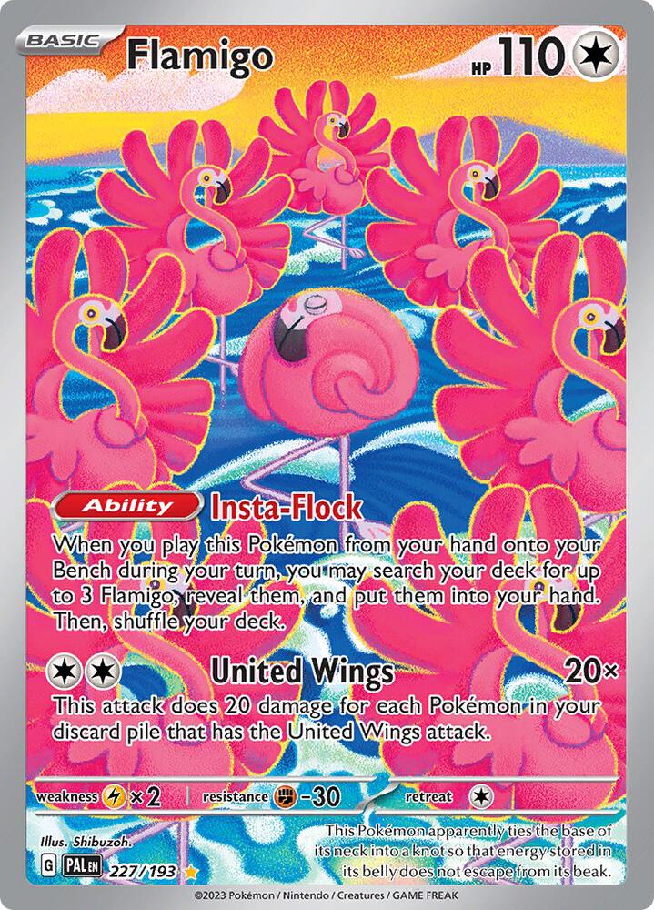 Flamigo 227/193 - Paldea Evolved Pokémon kaart kopen - Elite TCG Shop
