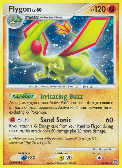 Flygon 005 - Secret Wonders Holofoil