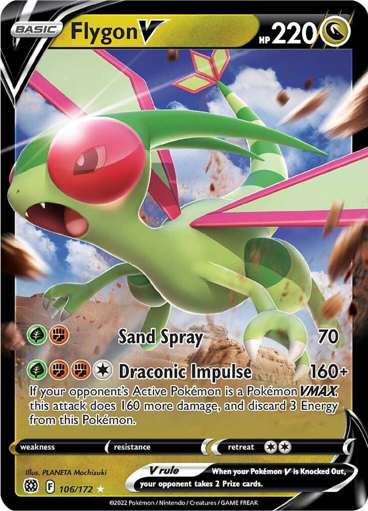 Flygon V 106/172 - Brilliant Stars Pokémon kaart kopen - Elite TCG Shop