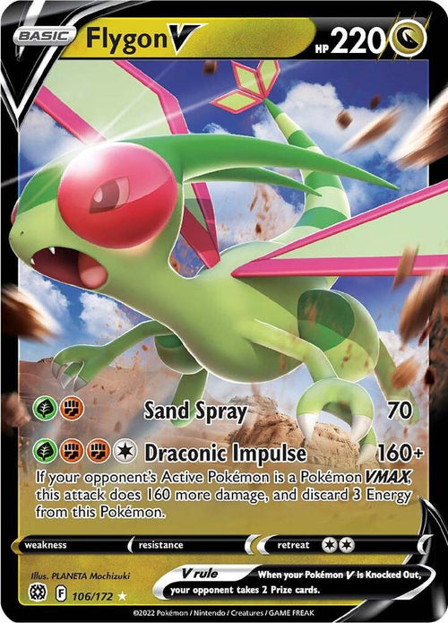 Flygon V 106/172 - Brilliant Stars