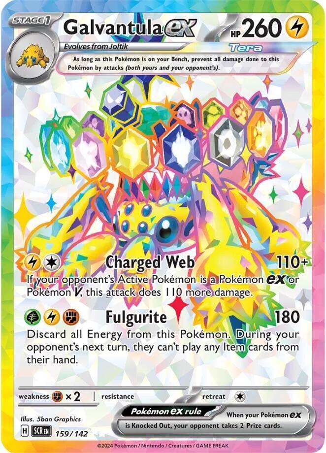 Galvantula 159 - Stellar Crown Full Art Pokémon kaart kopen - Elite TCG Shop