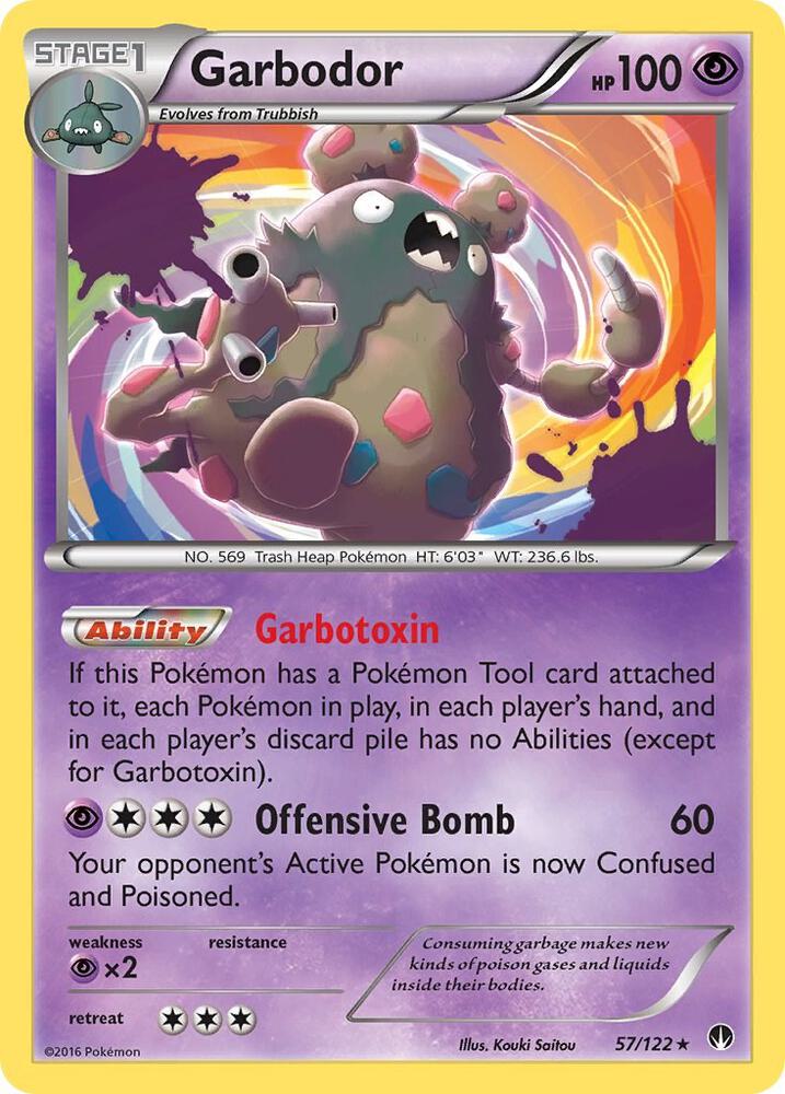 Garbodor 57/122 - XY BreakPoint Holofoil Pokémon kaart kopen - Elite TCG Shop