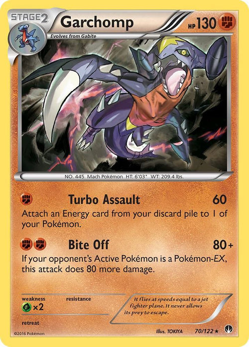 Garchomp 70/122 - BreakPoint Holofoil