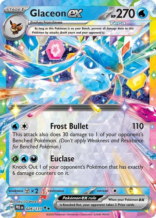 Glaceon EX 026/131 - SV Prismatic Evolutions