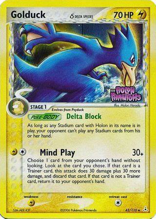 Golduck (Delta Species) 043 - Holon Phantom Reverse Holofoil