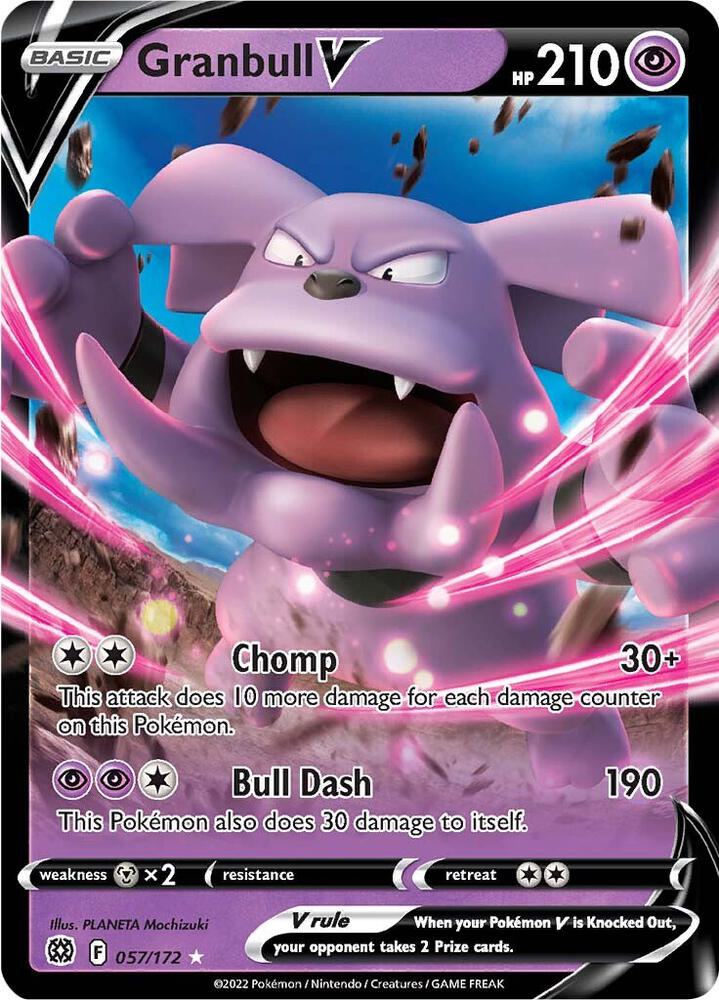 Granbull V 057/172 - SWSH09 Brilliant Stars Pokémon kaart kopen - Elite TCG Shop