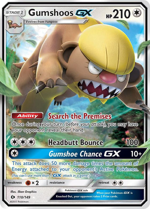 Gumshoos GX 110 - SM Base Set