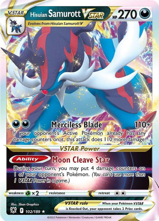 Hisuian Samurott VSTAR 102 - Astral Radiance Pokémon kaart kopen - Elite TCG Shop