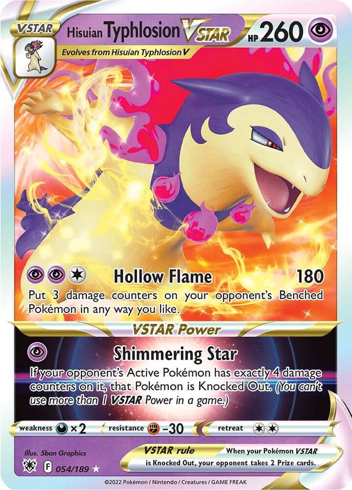 Hisuian Typhlosion VSTAR 054 - Astral Radiance Pokémon kaart kopen - Elite TCG Shop