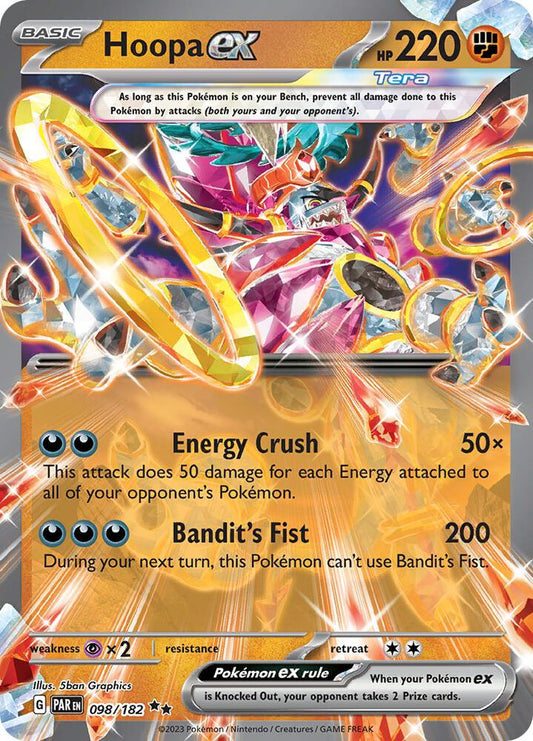 Hoopa EX 098 - Paradox Rift Pokémon kaart kopen - Elite TCG Shop