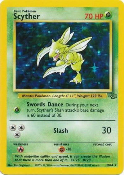 Scyther 10/64 - Jungle Holofoil