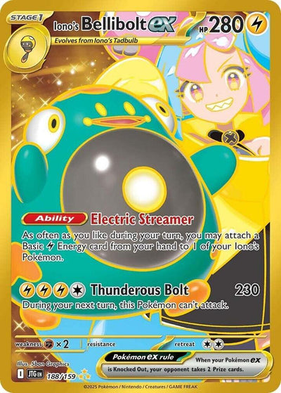 Iono's Bellibolt ex 188/159 - Journey Together