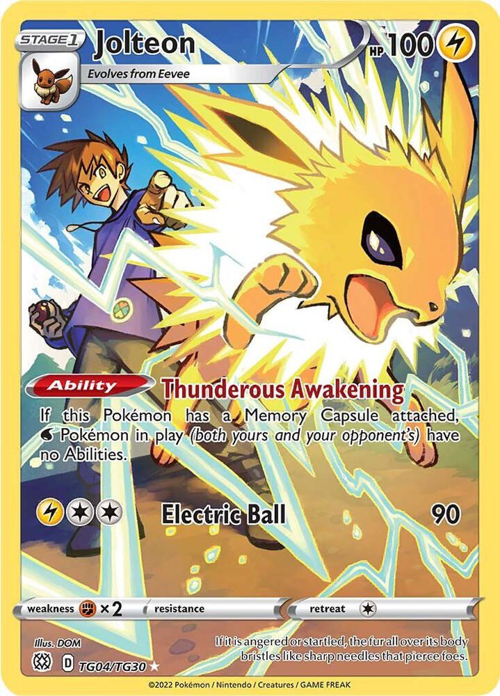 Jolteon Tg04/TG30 - SWSH: Brilliant Stars Pokémon kaart kopen - Elite TCG Shop