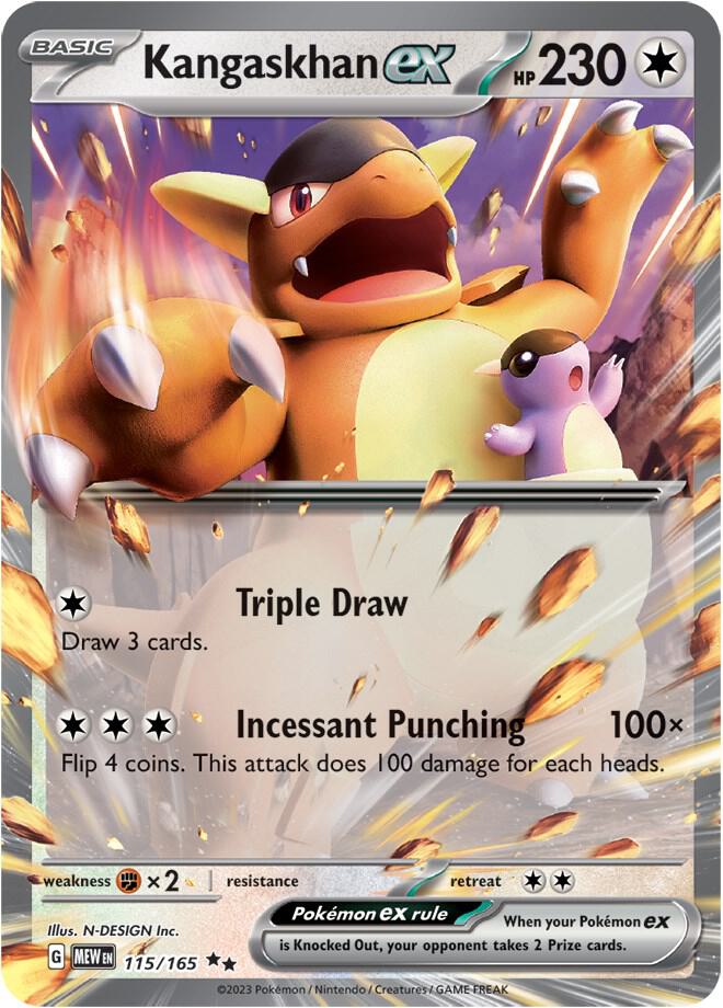 Kangaskhan EX 115 - 151 Pokémon kaart kopen - Elite TCG Shop