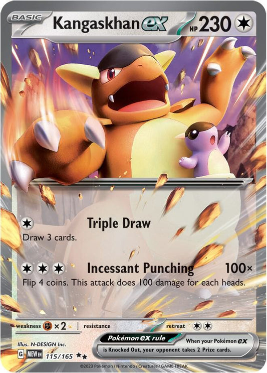 Kangaskhan EX 115 - 151 Pokémon kaart kopen - Elite TCG Shop