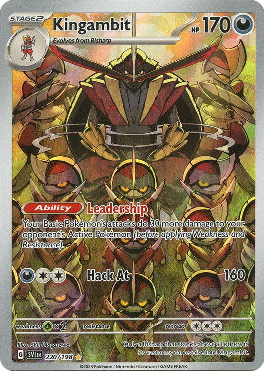 Kingambit 220/198 - SV1 Scarlet & Violet Base Set Pokémon kaart kopen - Elite TCG Shop
