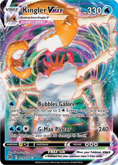 Kingler VMAX 029/172 - SWSH Brilliant stars