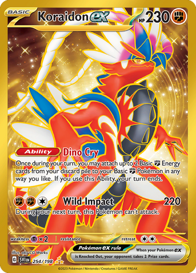 Koraidon ex 254/198 - Scarlet & Violet Base Set