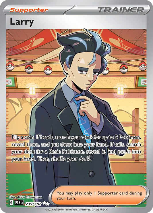 Larry 235 - Paradox Rift Full Art Pokémon kaart kopen - Elite TCG Shop