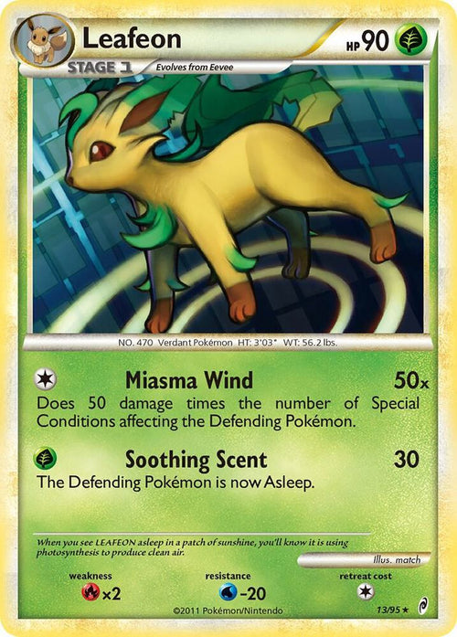 Leafeon 013 - Call of Legends Holofoil