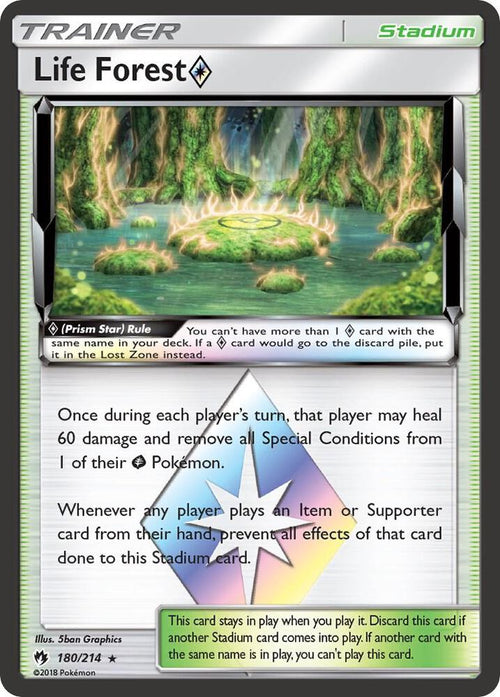 Life Forest Prism Star 180 - SM - Lost Thunder