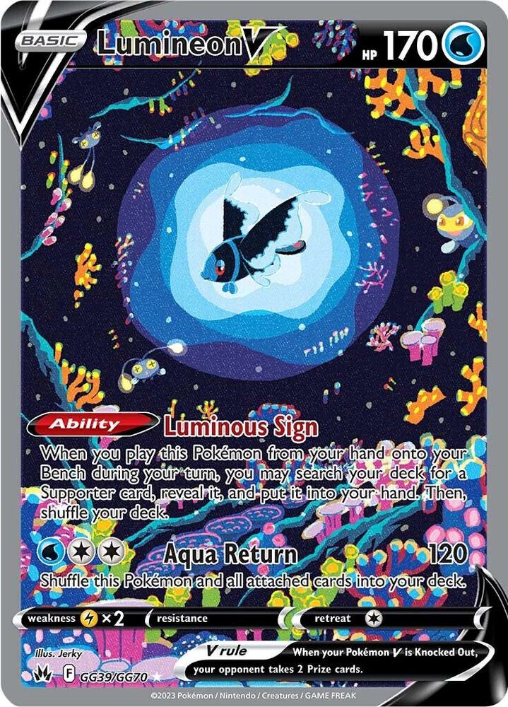 Lumineon V GG39/GG70 - Crown Zenith Pokémon kaart kopen - Elite TCG Shop
