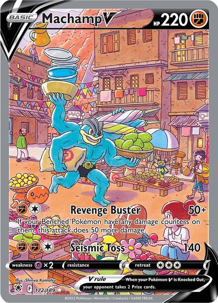Machamp V 172/189 - Astral Radiance Alternate Art Pokémon kaart kopen - Elite TCG Shop