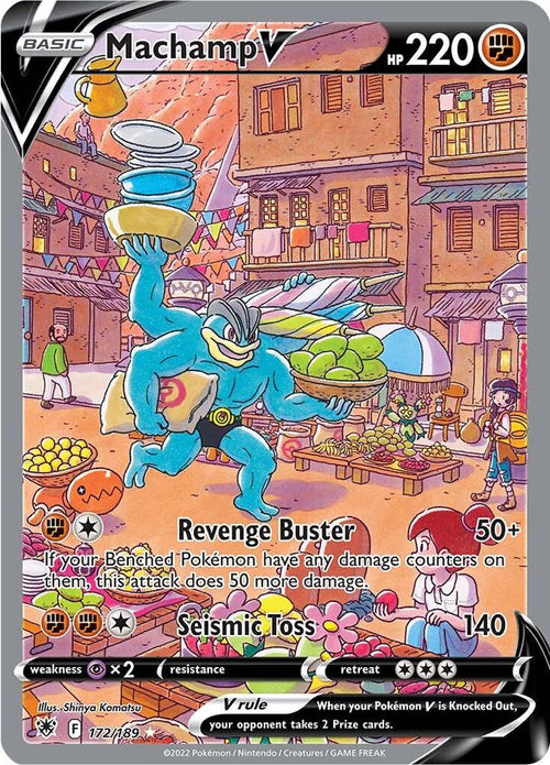 Machamp V 172/189 - Astral Radiance Alternate Art