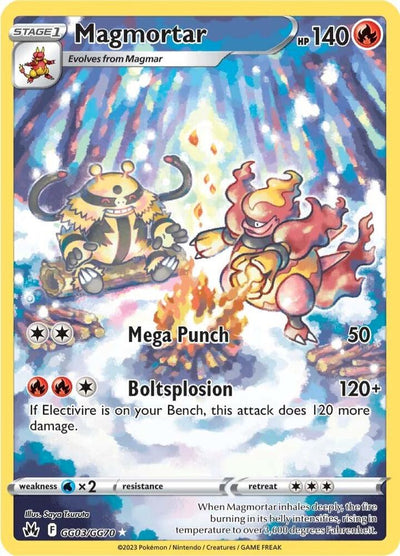 Magmortar GG03 – Crown Zenith Galarian Gallery Holo Rare
